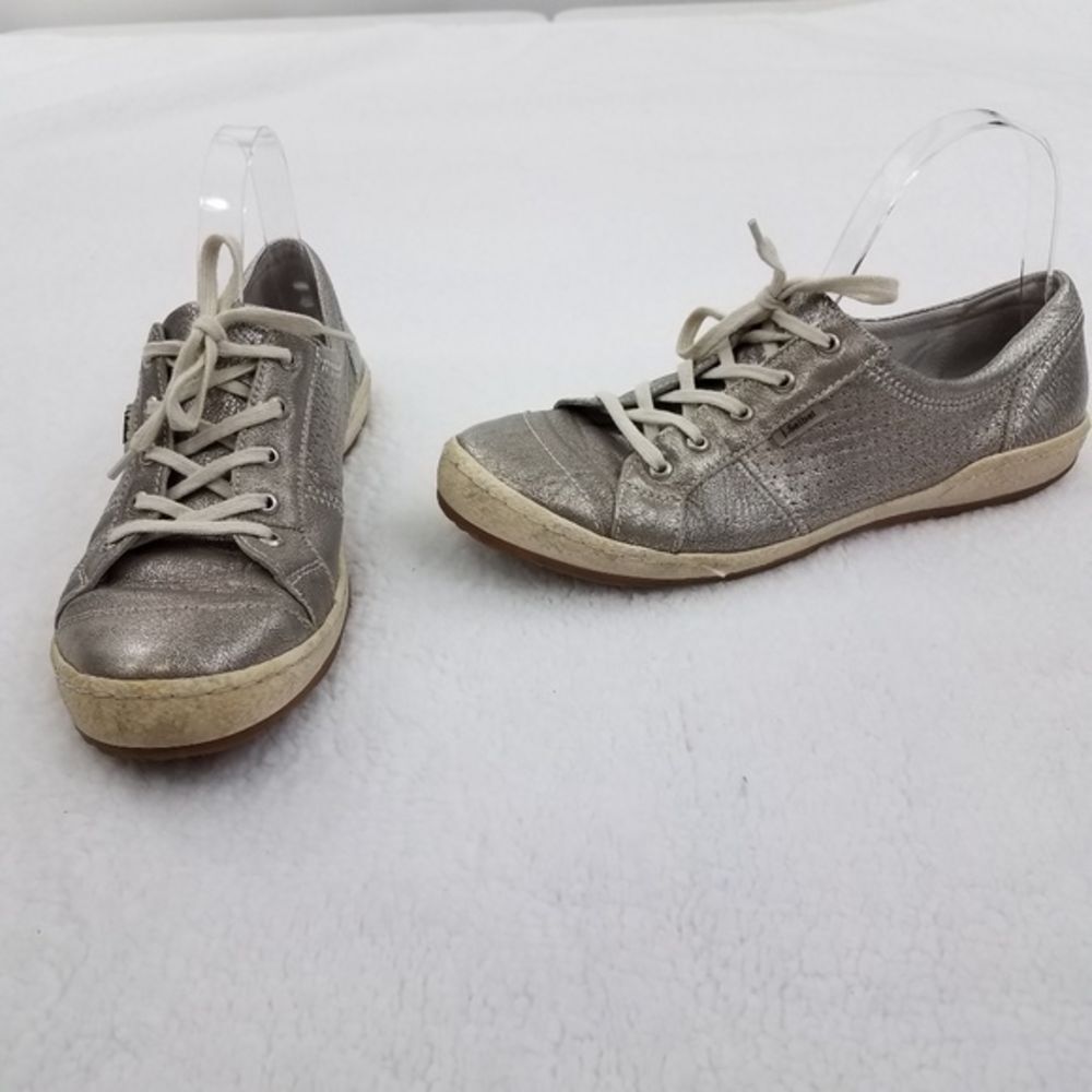 Josef Seibel Tennis shoes 40 9‎ Silver Meta…